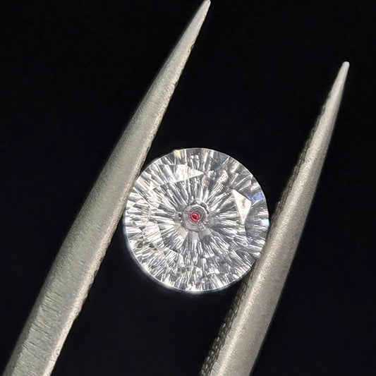 Round Brilliant Cut DNA Gemstone - Clear/White Cubic Zirconia