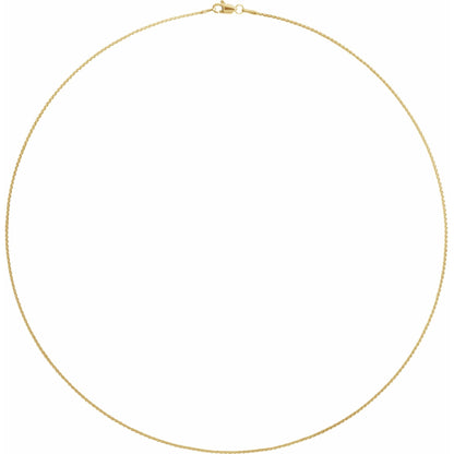 Polished Wheat Chain Necklace in Sterling Silver, 14k Yellow Gold, 14k White Gold